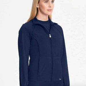 Women's Navy Blue Scrub Jacket